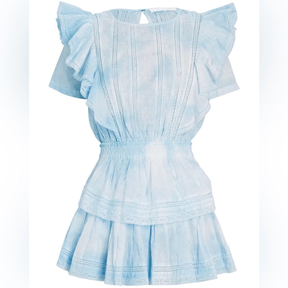 Natasha Mini Dress Blue Tie Dye Brand New!